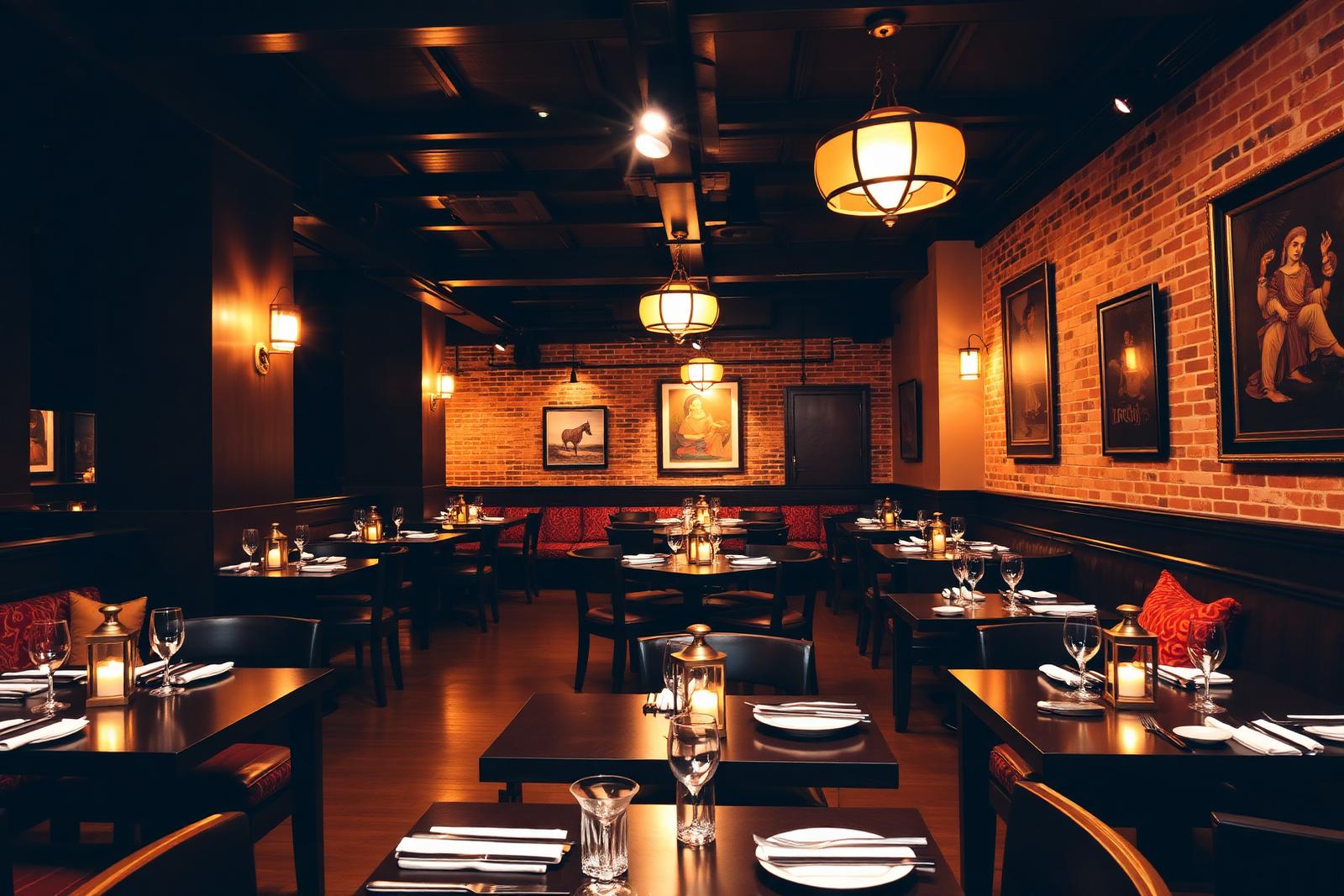 Dharmast restaurant dining room interior
